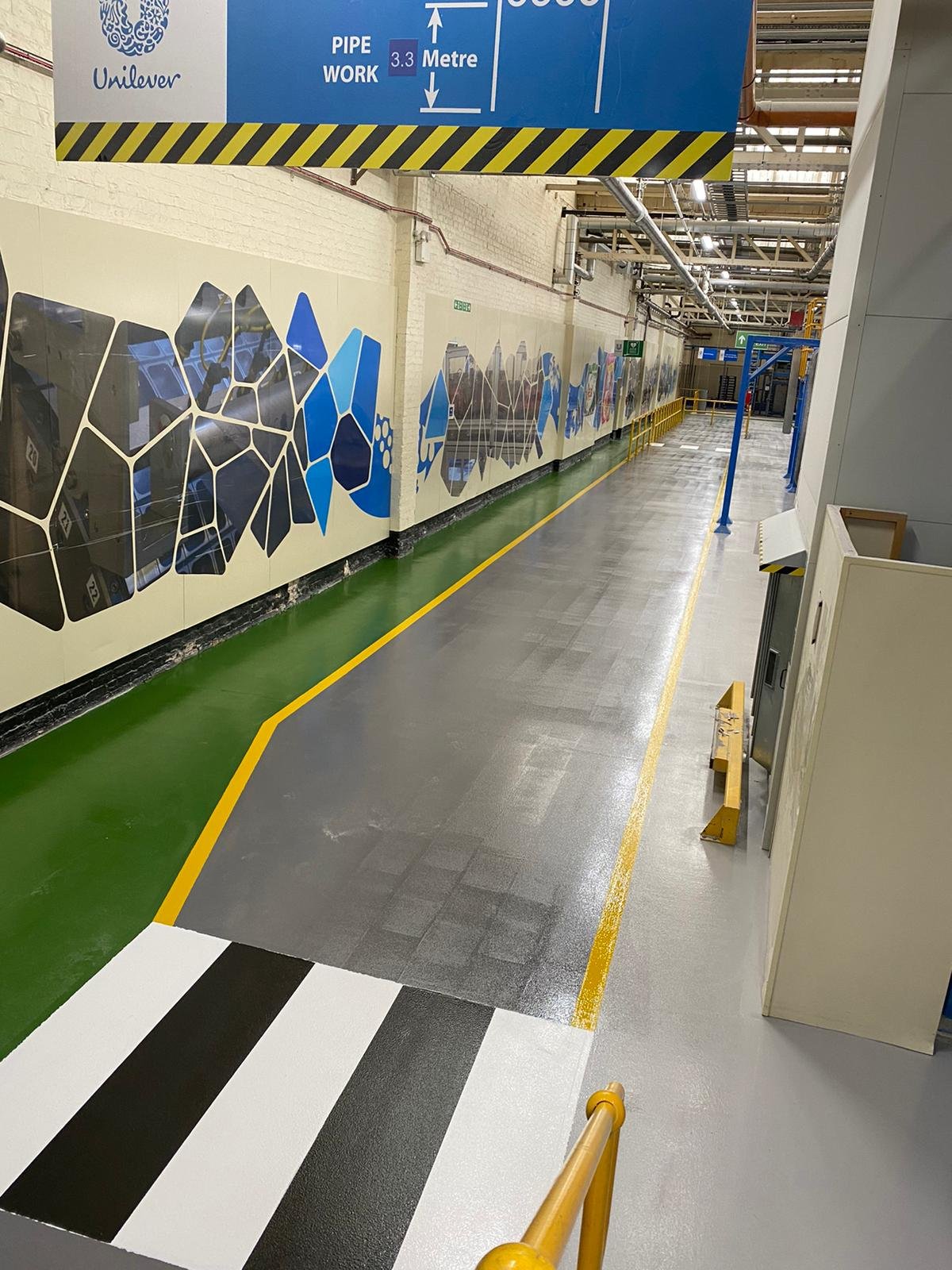 Resinate Flooring - Unilever Birkenhead - Anti Slip Epoxy Resin Coating 1